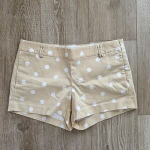 J.Crew Factory Polka Dot Chino Shorts